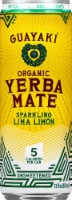 Guayaki Organic Yerba Mate Sparkling Lima Limon Tea Perspective: Main