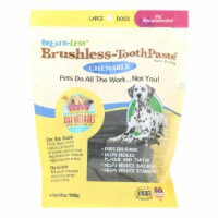 Ark Naturals Breath-Less Brushless-ToothPaste Large Dog Chewable