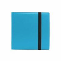 Dex Protection Noir Binder 12 Pocket Card Portfolio - Holds 480 Cards - Blue