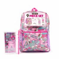 Cudlie Dreamy Stickers Backpack Set Perspective: Main
