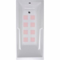 VersaTractiion's Kahuna Grip 4 in. x 4 in. Squares Mat in Pink - Pack of 8