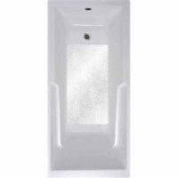 VersaTraction's Kahuna Grip Bathmat - Palm Frond White