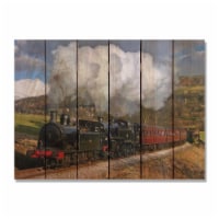 Day Dream AA3324 33 x 24 in. All Aboard Inside & Outside wood Wall Art