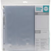 We R Ring Photo Sleeves 12 X12  10/Pkg-Full Page