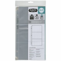 We R Ring Photo Sleeves 6 X12  10/Pkg-(3) 6 X4  Pockets