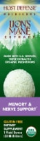 Host Defense® Mushrooms™ Memory and Nerve Support Lions Mane Extract
