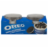 Oreo Pieces in Vanilla Cream Pudding