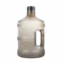 H8O PG1GTH-48-Grey 1 gal Round Water Bottle with 48 mm Cap, Grey