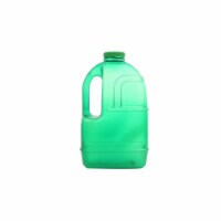 H8O PG1GJH-48-Green 1 gal Square Water Bottle with 48 mm Cap, Green