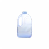H8O PG1GJH-48-NBlue 1 gal Square Water Bottle with 48 mm Cap, Natural Blue