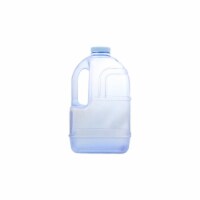 H8O PG1GJH-48-NBlue 1 gal Square Water Bottle with 48 mm Cap, Natural Blue