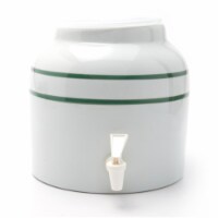 Bluewave Lifestyle PKDS181 Green Stripe Design Water Dispenser Crock