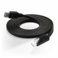 Naztech LED USB-A to USB-C 2.0 Charge/Sync Cable 6ft Black