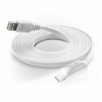 Naztech LED USB-A to USB-C 2.0 Charge/Sync Cable 6ft White