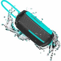HyperGear Wave Water Resistant Wireless Speaker with Extended Battery Life (WATER-PRNT) Teal