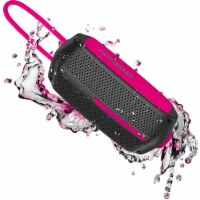 HyperGear Wave Water Resistant Wireless Speaker with Extended Battery Life (WATER-PRNT) Pink