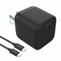 Naztech 15543 6ft Black 30W PD Wall Charger And USB-C