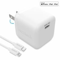 Naztech 15544 6ft White 30W PD Wall Charger And USB-C
