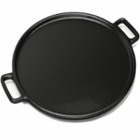 Home-Complete 14 in. Cast Iron Pizza Pan
