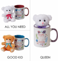 Plush in Mother's Day Mug (Offered in 3 Designs) Perspective: Main