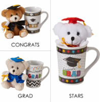 Plush in Graduation Mug (Offered in 3 Designs) Perspective: Main
