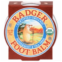 Badger Organic Peppermint & Tea Tree Foot Balm Perspective: Main