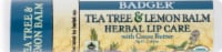 Badger Organic Tea Tree & Lemon Herbal Lip Balm Perspective: Main