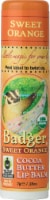Badger® Organic Sweet Orange Cocoa Butter Lip Balm Perspective: Main