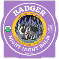 Badger Organic Lavender & Chamomile Night Night Balm