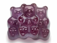 Grape Gummi Bears 5 pounds Purple Gummy Bears 650 pieces of candy
