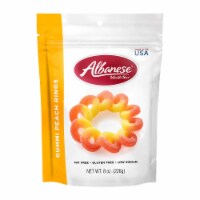 Albanese® Peach Rings Gummy Candy Bag Perspective: Main