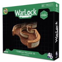 WizKids WZK16519 WarLock Tiles Town & Village III Curves Miniatures