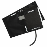 Adcuff Adult Cuff Arm Reusable Blood Pressure Cuff 845-11ABK-1 Black 1 Each