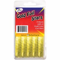 Foil Star Stickers 440/Pkg-Gold
