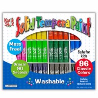 The Pencil Grip Kwik Stix 96-Piece Tempera Paint Sticks - 96 / Box - Assorted