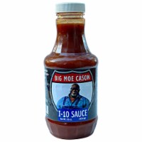 Moe Cason Barbecue 8068331 16 oz Cason I-10 Sauce Spicy & Sweet BBQ Sauce