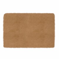 47.2x31.5in Fluffy Bedroom Rug Anti-Skid Shaggy Area Rug Decorative Floor Carpet Mat coffee