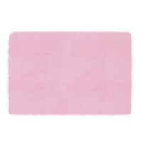 47.2x31.5in Fluffy Bedroom Rug Anti-Skid Shaggy Area Rug Decorative Floor Carpet Mat pink