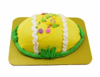 Empire Foods Easter Egg Shaped Yellow Buttercream Cake Perspective: Main
