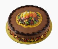 Empire Bakery Commissary Yellow Harvest Cake with Chocolate Buttercreme Perspective: Main