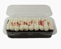 Empire Bakery Commissary Chocolate Bar Cake with Candy Canes