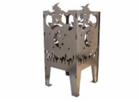 Curonian FBWitch Solid Steel Wood Burning Fire Pit, Witch