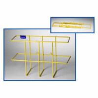 Rackem Racks 3004 Collapsible 3-Ring Binder Rack - Yellow - 8.25 x 13.25 x 4.25 in.