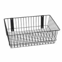 Rack Em Racks 9085-B Universal Wire Basket, Black - 18 x 12 x 6 in.