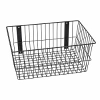 Rack Em Racks 9091-B Universal Wire Basket, Black - 18 x 12 x 8 in.