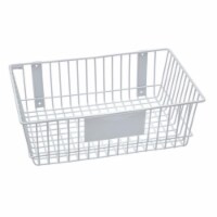 RACKEM RACKS 9185-W 18 x 12 x 6 in. Wire Basket - White