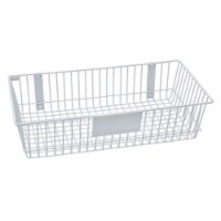RACKEM RACKS 9186-W 24 x 12 x 6 in. Wire Basket - White