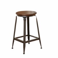 Adele 24 inch Counter Stool Birch Veneer with Brown Burnish Finish (set of 2)