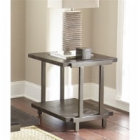 Terrell Square End Table in Smokey Brown
