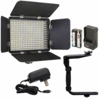 Vidpro Led-330x Varicolor Studio Video Lighting Kit With Barn Doors And Accessories